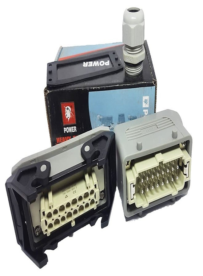 POWER 16 PIN Heavy Duty Connector 500V 16A Open Type-POWER - Image 1